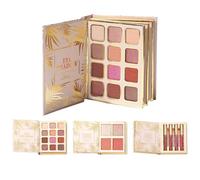 Palette per il trucco - Palette di ombretti con 4 fard e 4 rosssetti liquidi | 12 colori di ombretto per la bellezza dei viaggi, il palcoscenico e la fotografia