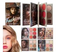 Palette per il Viso | Polvere Opaca Sfumata per Blush ed Highlighter | Con Blush E Illuminante | Per Donne Ragazze Tutti i Tipi di Pelle Ideale per Natale Compleanno Festa Cerimonia