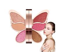 Palette per oculare - di ombretto a 6 colori, cosmetico miscelabile, ricco di pigmenti | Oscero di lunga durata per un aspetto naturale, o abbigliamento quotidiano, trucco