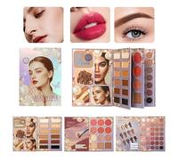 Palette per Ombretti - Kit per Il Trucco da Viaggio | Set di Palette Trucco Pieghevole in Stile Libro | per Ragazze Adulti Principianti Uso Quotidiano Casa Spostamenti Scena Performance Appuntamenti