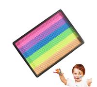 Palette Per Pittura Viso | Palette Arcobaleno Per Il Viso | Trucco ad 6 Colori per Concerti Carnevale Matrimoni Compleanni Feste Bambini Natale Cosplay e Teatro Adulti