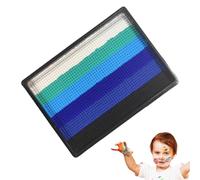 Palette Per Pittura Viso - Palette Arcobaleno Per Il Viso,Trucco ad 6 Colori per Concerti Carnevale Matrimoni Compleanni Feste Bambini Natale Cosplay e Teatro Adulti