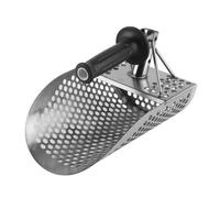 Palette per Sabbia da Spiaggia per la Rilevazione dei Metalli Pala in Acciaio Inossidabile Esagonale Fori da 9 Mm per la Caccia Al Tesoro in Spiaggia