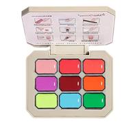 Palette per smalti per unghie in gel crema 1pc 9 colori duraturi salette colorata per donne e ragazze ..