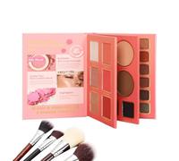 Palette per trucco, 37 colori, impermeabile, per contouring, lungo | Selezione di 37 colori, formula impermeabile, lunga durata, contorni ed evidenziatori, palette portatile, versatile