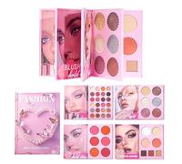 Palette Trucco per il Viso 43 Colori Blush Highlighter Contour Impermeabile | Ombretti Colorati A Per Uso Quotidiano Viaggio Feste Appuntamenti Ragazze Principianti