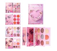 Palette Trucco per il Viso - Effetto Long-Lasting Impermeabile 43 Colori | Palette Illuminante e Blush in Stile Libro - Ideale per Uso Quotidiano Viaggio Appuntamenti Matrimonio Occhi e Zigomi Donne R