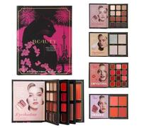 Palette Trucco Viso Completo | 4 Strati Duraturo Pieghevole Multifunzionale Bellezza | Ombretti Per Creare Bellezza | Per Artiste Donne Matrimonio Ballo Uffici Feste Viaggio Quotidiano