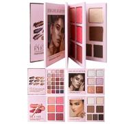 Palette Viso,43 Colori Ombretti Lucenti - Set Palette Trucco a Lunga Tenuta,per Feste Viaggi Compleanni Lavoro Quotidiano Matrimonio Club Servizi Fotografici Eventi Sposse Donne Ragazze