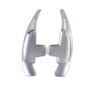 Palette Volante Compatibile con AMG per E63 2007-2014 palettes changement vitesse intérieures voiture rallonges palettes volant(Silver)