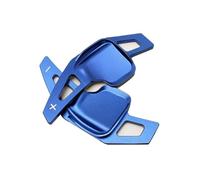 Palette Volante Compatibile con BMW per la Serie 4 per F32 2014-2017 accessori per auto asta di estensione della leva del cambio del volante(Blue)