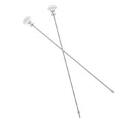 Paletti da Giardino con Puntale in Cristallo 33 Cm - Set 2 Pezzi Supporti Decorativi per Piante da Interno ed Esterno, con Base Rinforzata e Design Luminoso per