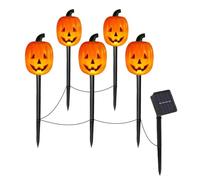 Paletti da giardino, lampada a di Halloween con picchetto | Luci solari per sentieri per veranda, coperta, balcone, terrazza, cortile, prato, cortile, giardino