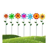 Paletti Decorativi da Giardino,7 Pezzi di Arte da Esterno e Cortile | Decorazione Estate Primavera Per Paletti Da Giardino | Per Aiuola Rialzata Pianta Prato Portico Sentiero Paesaggio Festa Donne Mam