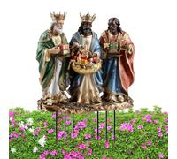 Paletti decorativi per cortile, paletti da giardino 2D in acrilico, decorazione per sentieri, religiosi, impermeabili, resistenti all'usura, forniture natalizie per Pasqua