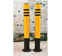Paletti delimitazione 2pack Dissuasore di parcheggio in acciaio, Delineatori di sicurezza del traffico montati a terra per uso intensivo con base permanente per vialetti e passaggi pedonali ( Color :