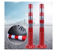 Paletti delimitazione Dissuasori di parcheggio per vialetti, Posto di plastica flessibile Pop Up Cono di sicurezza riflettente per il controllo della folla/il bastone stradale/il cono stradale ( Color