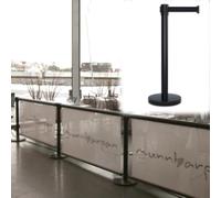 Paletti Delimitazione Pali per Striscioni con Testo/Logo Personalizzati, Nastri Retrattili, Barriere Avvolgibili per Il Controllo della Folla, Pubblicità Espositiva Aziendale(Stanchion)