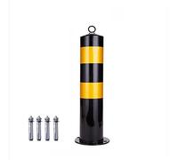 Paletti di controllo del traffico, barriere stradali, paletti di sicurezza fissi in tubi d'acciaio, paletti di sicurezza con bulloni più spessi, barriere a catena for parcheggi(650x114mm)