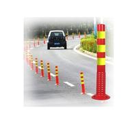 Paletti di sicurezza in plastica for parcheggi,Cono canalizzatore 4/6/8 pezzi,per autostrade, parchi, parcheggi, strade(4 packs)