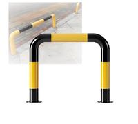 Paletti Di Sosta Rotondi In Tubolare D'acciaio A Forma U, Barriere Sicurezza For Parcheggi, Protezione Pareti Garage E Veicoli(60x50cm-1.2mm)