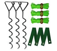 Paletti per albero e supporti in ferro per giardinaggio sostenibile e kit di pali elicoidali per uso esterno solido