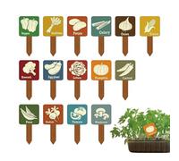 Paletti per etichette da giardino, a forma di T, etichette per piante vegetali, per piantine di alberi da frutto, fiori, coltivare vivai, cortili, balconi, vasi da giardino all'aperto