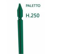 Paletti per Recinzione in Ferro Plastificati di Colore Verdi Misure da 1 a 2,5 m
