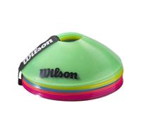 Wilson Marker Cones, Training Equipment Unisex-Adult, Multicolore, 12 PK