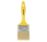 Palettina professionale setola bianca larghezza 70 mm. Setole naturali manico in plastica ergonomico, pennello pittore, pennello pittura