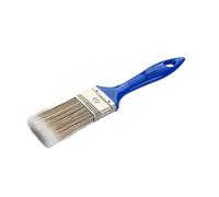 Palettina sintetica da 25 mm con manico in plastica, ideale per applicazioni di verniciatura e finiture su varie superfici.