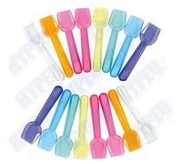 PALETTINE IN PALSTICA TRASPARENTI COLORATE PER GELATO 500pz (Circa) 800gr