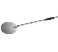 Palettino pizza inox tondo 20 cm Forato manico 1.20 mt R20F/120