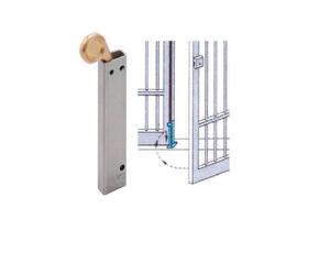 Paletto Automatico Battuta A Scatto Per Cancello 2 Ante 30x15x180 Mm