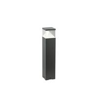 Paletto Basso Moderno Diamond Alluminio Grafite E Termoplastica 12W Led 3000K