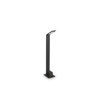 Paletto Contemporaneo Agos Alluminio Nero Led Integrato 6,5W 3000K Ip54