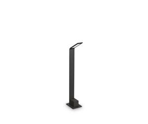 Paletto Contemporaneo Agos Alluminio Nero Led Integrato 6,5W 3000K Ip54