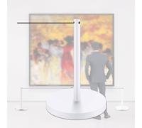 Paletto Corto, Barriere Anti-Folla Con Base Cava E Corda Elastica, Base In Gomma Antiscivolo E Appesantita For Mostre D'Arte E Musei