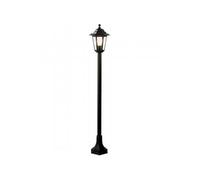 Lampioncino design classico paletto luce da esterno nero 121cm