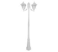 Paletto da Esterno Lampione H200 cm Bauer New York Bianco