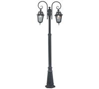 Paletto da Esterno Lampione H220 cm Bauer Milano Grigio