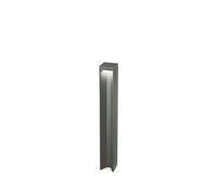 Paletto Da Esterno Moderna Kurt Metallo Antracite Led 12W 4000K Luce Naturale
