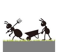 Paletto da giardino in metallo con formica - Ornamento con spina da terra per esterni, accento decorativo sul prato, scultura durevole da giardino, decorazione per piante resistente alle intemperie |