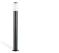 Paletto da pavimento diffuso E27 IP65 IK10 alluminio nero Sovil Fidel 825 06