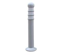 paletto di sicurezza, Pali di segnalazione del traffico da 31,9", con collari riflettenti, coni stradali portatili for il controllo della folla nel(Gray,1pcs)