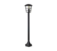 Eglo Piantana contemporanea da esterno Aloria 1 luce E27 Alluminio fuso 60 W Nero
