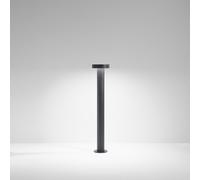 Stool paletto in alluminio antracite opaco LED 12W 3000K 960Lm h.60cm