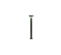 Sgabello - paletto da giardino LED 12W, IP65, 960 lm, H. 60 cm, 3000 K, alluminio verniciato, terminale esterno, verde - Perenz