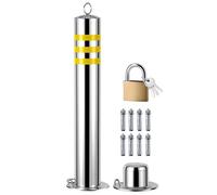 Paletto for parcheggio, Dissuasori di sicurezza for parcheggio rimovibili Paletto for barriera stradale in acciaio inossidabile for parcheggio/Traffico stradale/Cantiere(800x76mm)(800x76mm)