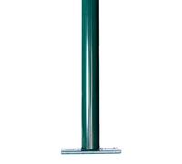 Paletto H 157 CM palo piastra tondo d48 plastificato recinzione rete recinto